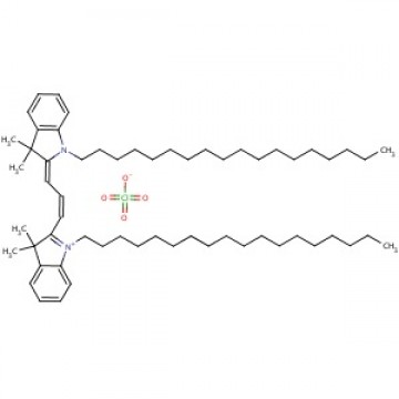 1,1'-Dioctadecyl-3,3,3',3'-tetramethylindocarbocyanine perchlorate (CAS 41085-99-8)