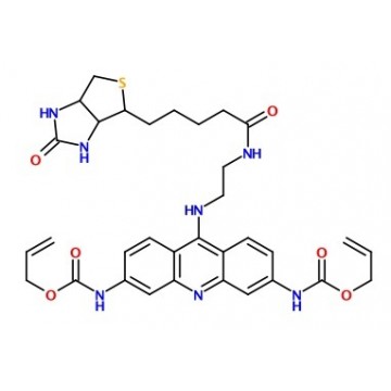 2,7-Bis(alloxycarbonylamino)-9-(biotinylaminoethylamino)acridine