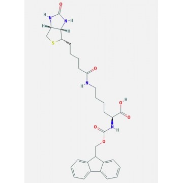 Nα-Fmoc-Nε-biotinyl-L-lysine (CAS 146987-10-2)