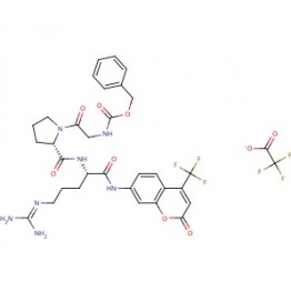 Z-Gly-Pro-Arg 7-amido-4-trifluoromethylcoumarin trifluoroacetate salt 